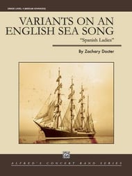 Variants on an English Sea Song Concert Band sheet music cover Thumbnail